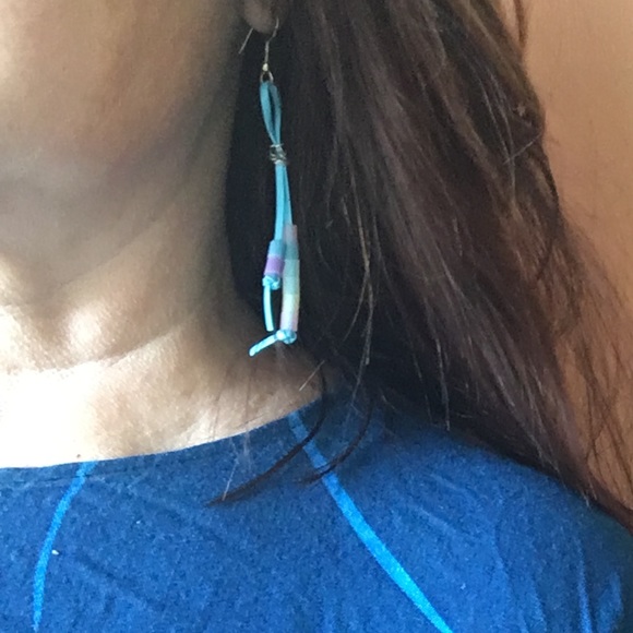 AMELIA PASTICHE DESIGN fun summer upcycled earring - Picture 3 of 3